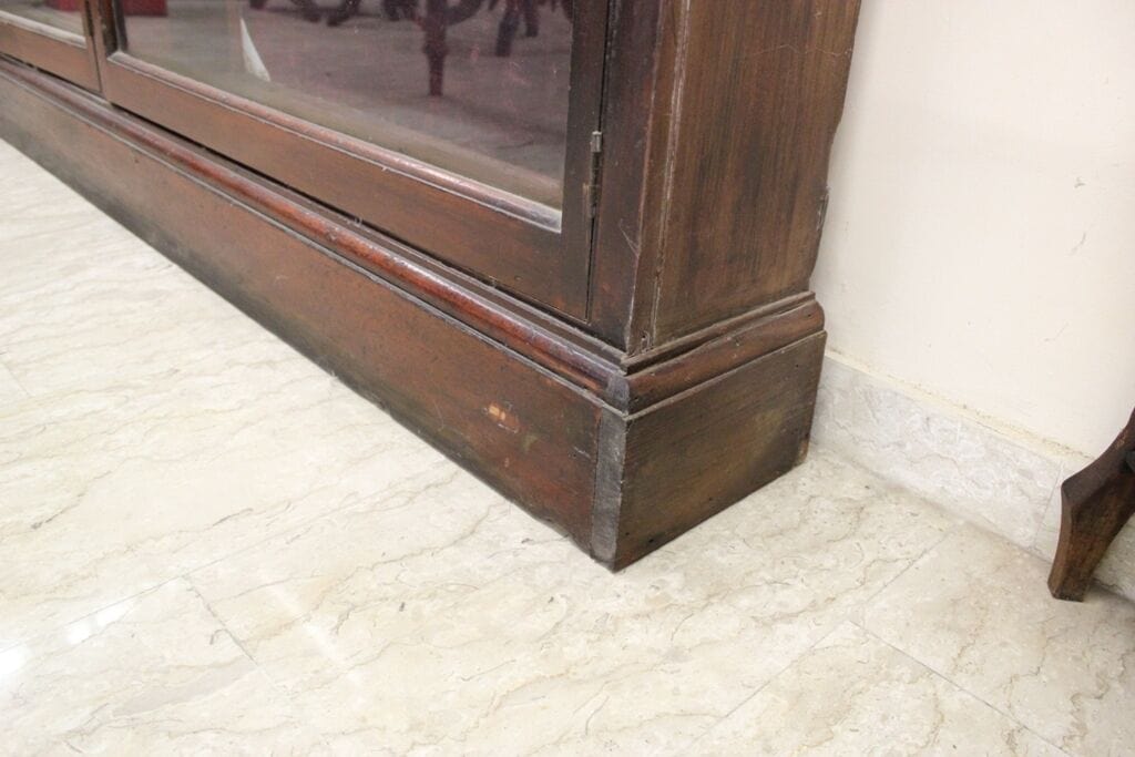 GRANDE LIBRERIA ANTICA L. mt 2,72 x 2,53 VETRINA '800 PER COLLEZIONI ESPOSITORE Arredamento