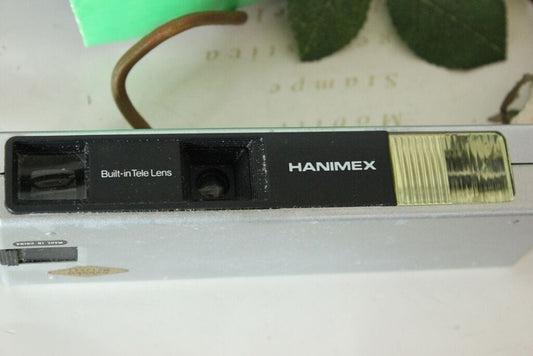 HANIMEX 110 DF MACCHINA FOTOGRAFICA VINTAGE FOTOCAMERA ANNI '70 RETRO CAMERA Lenti-Cannocchiali-Occhiali