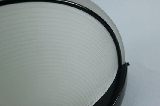 Lampada da parete applique mezzaluna in vetro satinato ALBANI modernariato nero Lampade Appliques