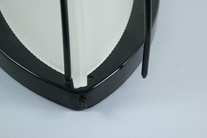 Lampada da parete applique mezzaluna in vetro satinato ALBANI modernariato nero Lampade Appliques