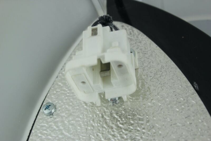 Lampada da parete applique mezzaluna in vetro satinato ALBANI modernariato nero Lampade Appliques