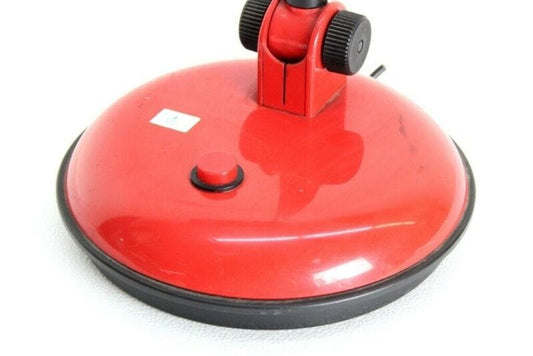 LAMPADA DA TAVOLO ANNI 70 VINTAGE ROSSA ORIGINALE PER SCRIVANIA MODERNARIATO Lampade Appliques