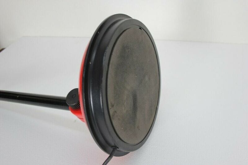 LAMPADA DA TAVOLO ANNI 70 VINTAGE ROSSA ORIGINALE PER SCRIVANIA MODERNARIATO Lampade Appliques