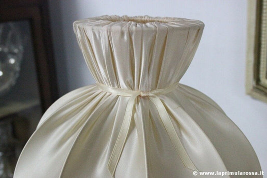 LAMPADA DA TAVOLO D'EPOCA CON BASE IN FERRO H cm 40 - LUME VINTAGE - ABAT JOUR Lampade Appliques