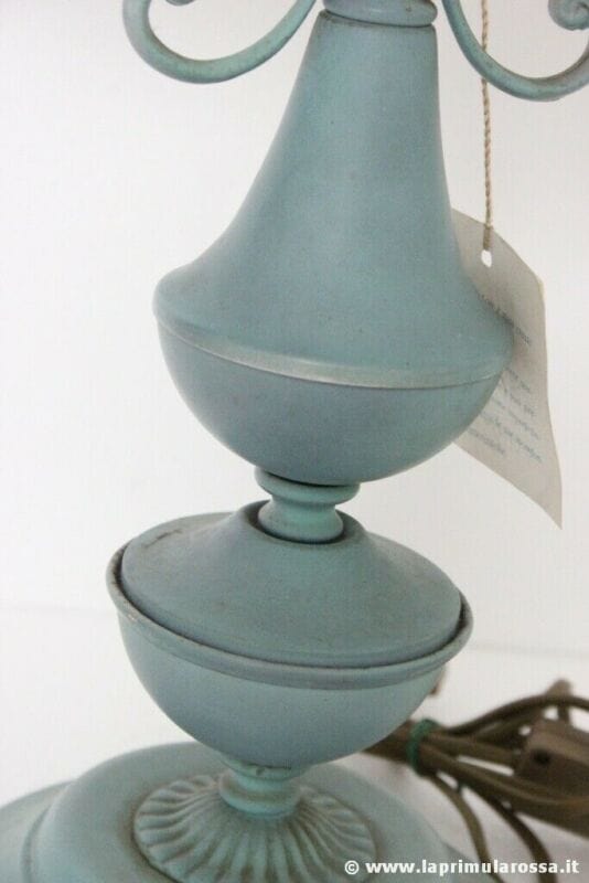 LAMPADA DA TAVOLO VINTAGE LUME ANNI '90 h 46 cm ITALIAN MURANO TABLE LAMP Lampade Appliques