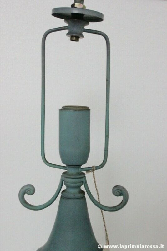 LAMPADA DA TAVOLO VINTAGE LUME ANNI '90 h 46 cm ITALIAN MURANO TABLE LAMP Lampade Appliques