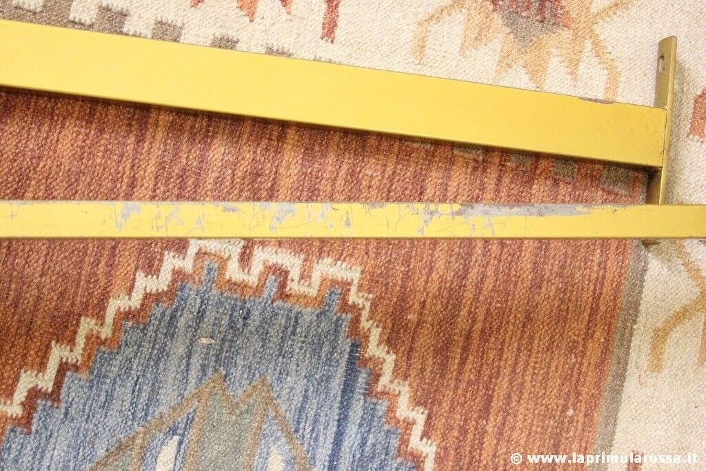 LETTO MATRIMONIALE VINTAGE IN OTTONE RIVA DI CANTU - TESTATA E PEDIERA 2 PIAZZE Arredamento