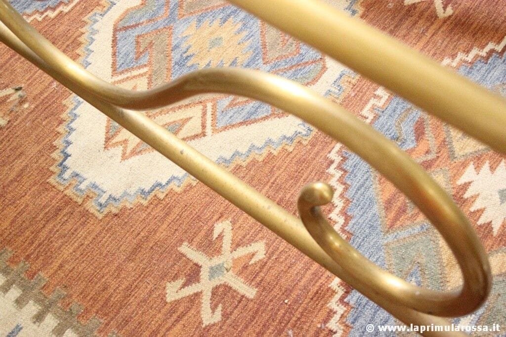 LETTO MATRIMONIALE VINTAGE IN OTTONE RIVA DI CANTU - TESTATA E PEDIERA 2 PIAZZE Arredamento