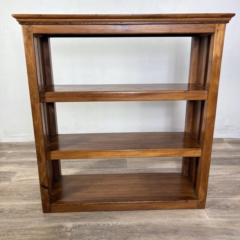 Libreria antica Etagere stile retro mobile scaffale in legno chiaro soggiorno Arredamento