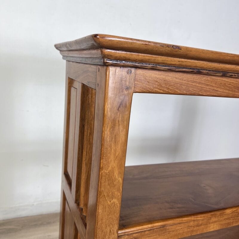 Libreria antica Etagere stile retro mobile scaffale in legno chiaro soggiorno Arredamento