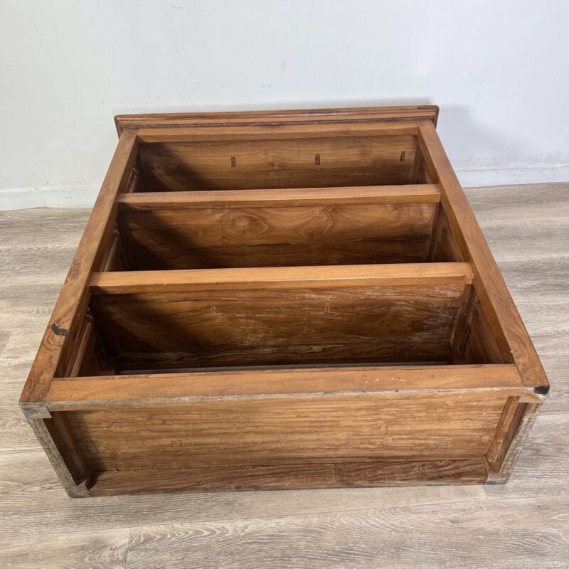 Libreria antica Etagere stile retro mobile scaffale in legno chiaro soggiorno Arredamento