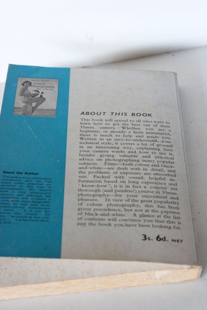 LIBRO ANNO 1961 35 MM PHOTOGRAPHY FOR PLEASURE BY GEORGE KNIGHT Libri