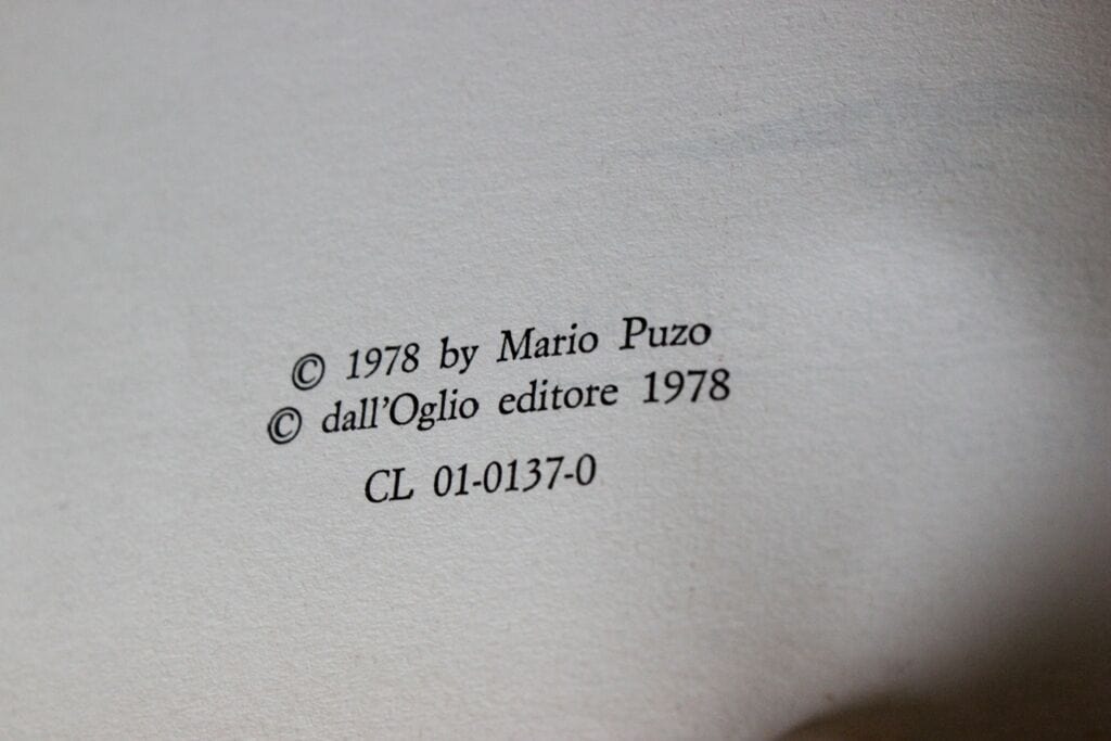 LIBRO I FOLLI MUOIONO MARIO PUZO ANNO 1978 Libri