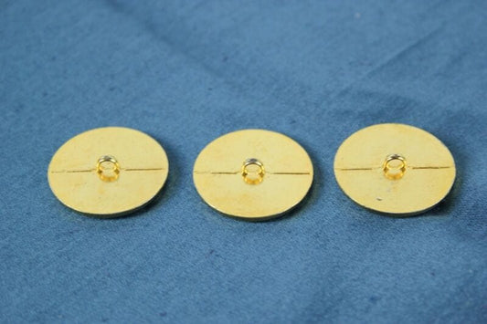 Lotto di Bottoni gioiello vintage colore oro e salmone rotondi per cucito sarta Bigiotteria & Accessori