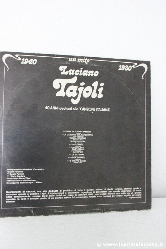 LUCIANO TAJOLI UN MITO DISCO VINILE 33 GIRI AR 3056 1940 1980 Dischi in Vinile