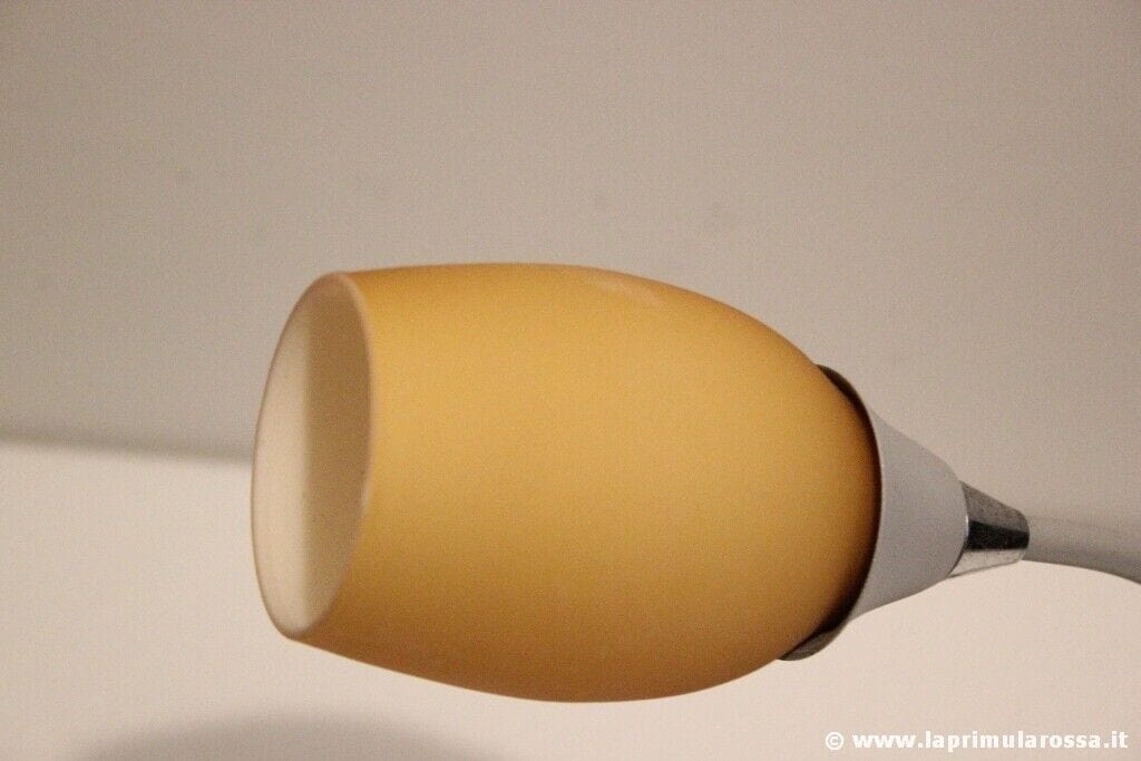 LUMETTO VINTAGE IN VETRO MURANO - ABAT JOUR - ITALIAN TABLE LAMP STILNOVO STYLE Lampade Appliques