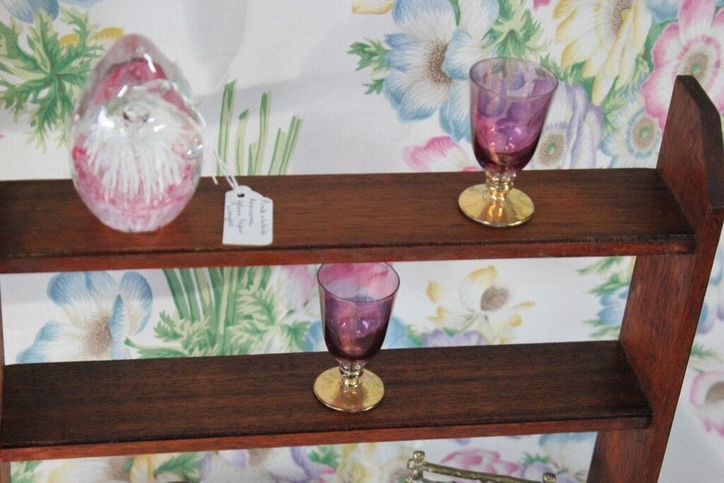 MENSOLA A PARETE TRE RIPIANI L CM 33 MENSOLINA IN LEGNO MASSELLO WOODEN SHELF Complementi d'arredo