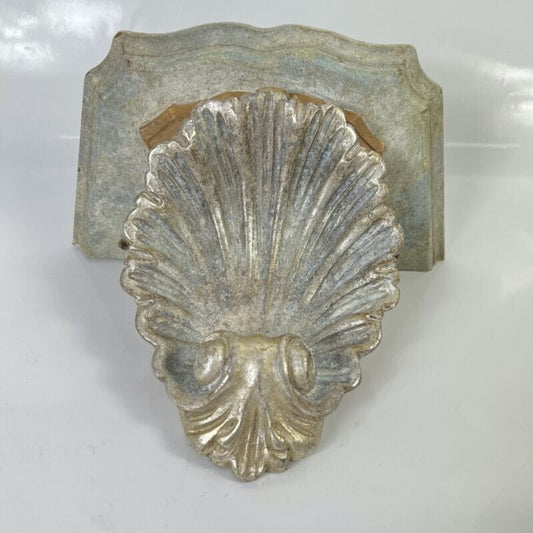 Mensola in legno stile antico barocco Mensolina a muro con conchiglia di Grifoni Complementi d'arredo