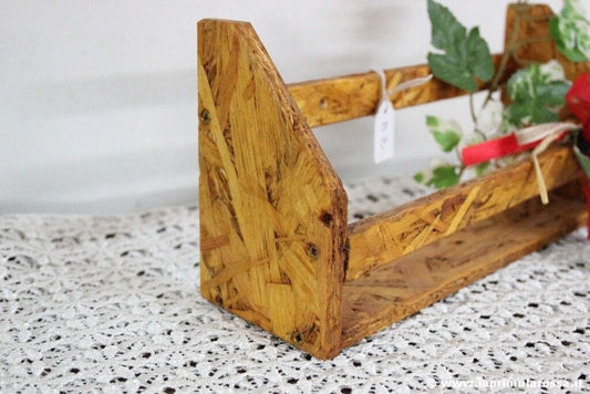 MENSOLINA PORTAOGGETTI STILE SHABBY CHIC - MENSOLA PORTA SPEZIE ARTIGIANALE Complementi d'arredo