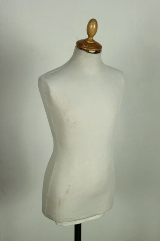 Mezzo Busto sartoriale manichino vintage uomo base legno bambino 10 12 anni ABC Other