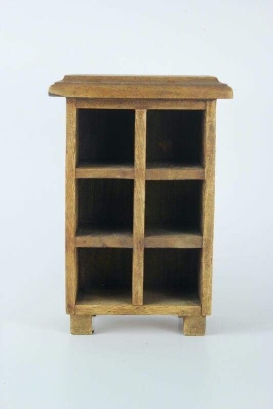 Mobile stile antico in miniatura legno libreria scaffale per case delle bambole Giocattoli vintage