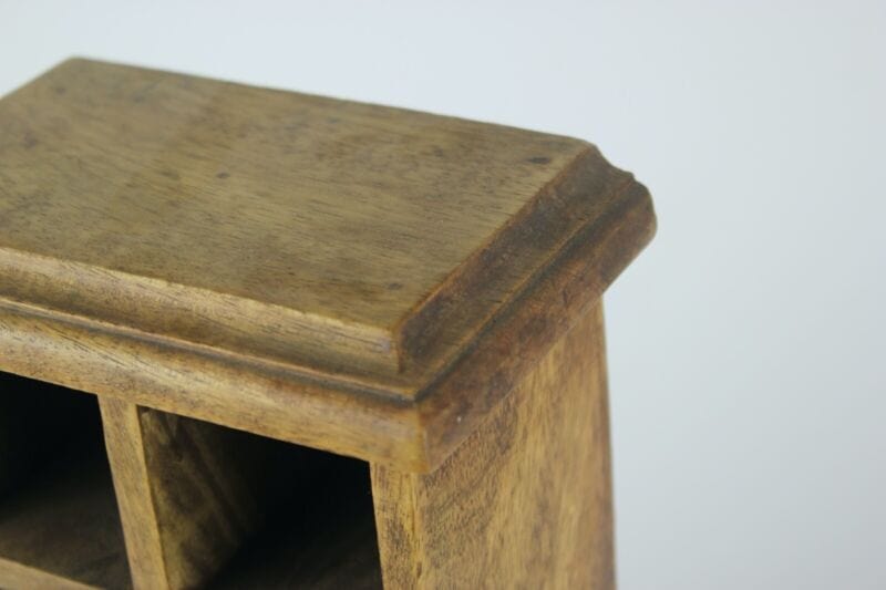 Mobile stile antico in miniatura legno libreria scaffale per case delle bambole Giocattoli vintage