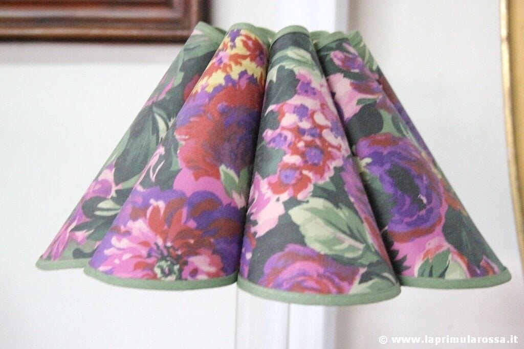 PARALUME A FIORE PER LAMPADA H cm 15 d.29 - CAPPELLO VINTAGE LUME ABAT JOURS Lampade Appliques