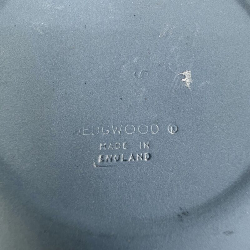 Piattino in porcellana Inglese Wedgwood Celeste Azzurro Vintage Città di Londra Ceramiche e Porcellane