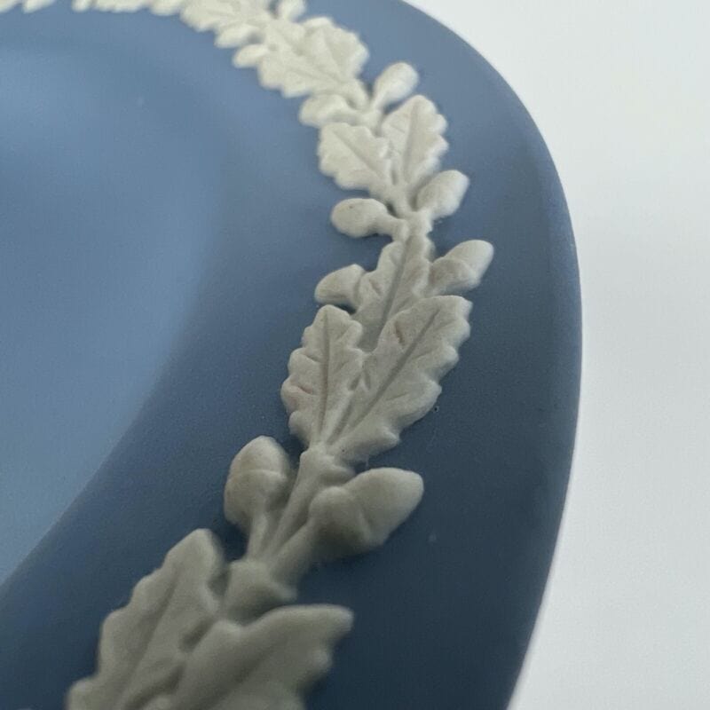 Piattino in porcellana Inglese Wedgwood Celeste Azzurro Vintage Città di Londra Ceramiche e Porcellane