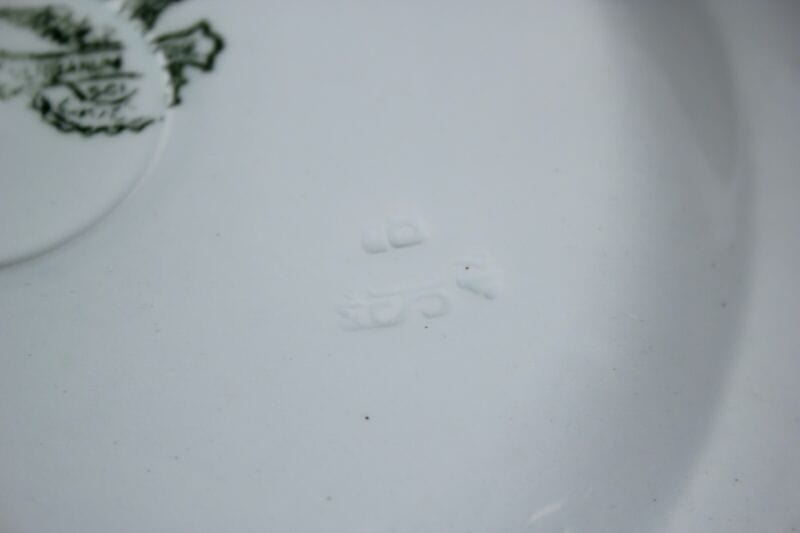 Piatto antico in ceramica laveno Verbanum decorativo con putti angeli cherubini Ceramiche e Porcellane