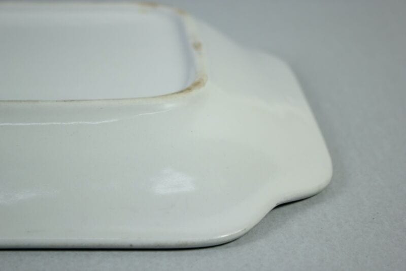 Piatto antico Richard Ginori in ceramica bianca vecchio vassoio portata anni 50 Ceramiche e Porcellane