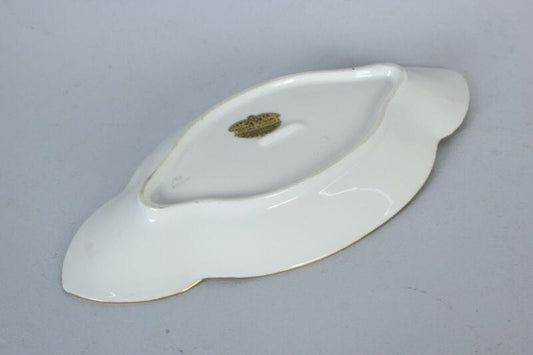 Piatto ovale antico Richard Ginori Doccia in porcellana bianca vecchio vassoio Ceramiche e Porcellane
