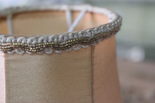 PICCOLO PARALUME VINTAGE IN STOFFA H 13 cm PER APPLIQUE O ABAT JOUR Lampade Appliques