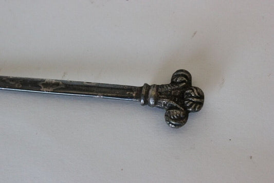 PICCOLO SFOGLIACARTE D'EPOCA CON GIGLIO L. cm 13 / VECCHIO APRILETTERE Other