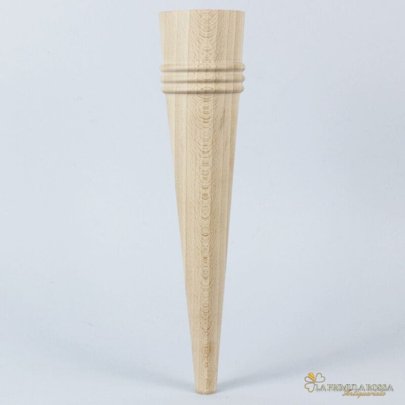 Piedi gambe in legno a spillo per restauro pouf sgabello mobili antichi anni 50 Restauro