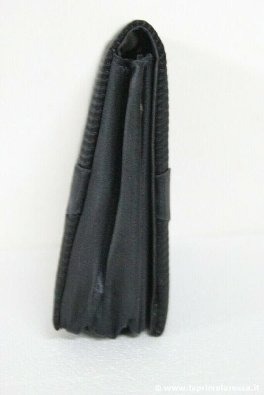 POCHETTE D'EPOCA IN STOFFA MADE IN ITALY CLUTCH VINTAGE IN RASO NERO Other