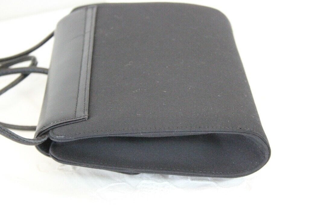POCHETTE VINTAGE CARBOTTI PELLE E TESSUTO DESIGNER VINTAGE CLUTCH MADE IN ITALY Borse Scialli & Foulard