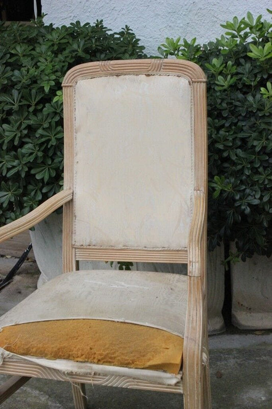 POLTRONA VINTAGE SHABBY CHIC - SEDIA IN CON BRACCIOLI - POLTRONCINA Arredamento