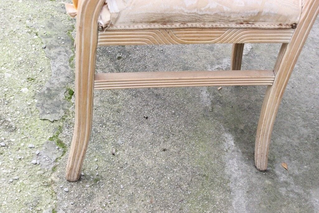 POLTRONA VINTAGE SHABBY CHIC - SEDIA IN CON BRACCIOLI - POLTRONCINA Arredamento