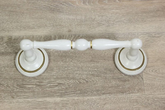 PORTA ASCIUGAMANI DA MURO BAGNO ANTICO IN LEGNO VECCHIO PORTA SALVIETTE shabby Complementi d'arredo