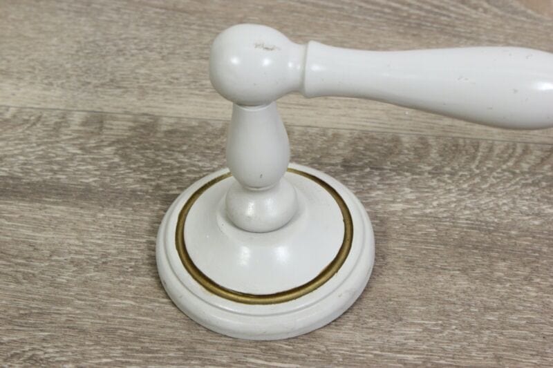 PORTA ASCIUGAMANI DA PARETE BAGNO ANTICO IN LEGNO VECCHIO PORTA SALVIETTE shabby Complementi d'arredo