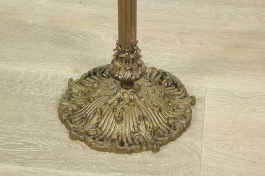 PORTA ASCIUGAMANI DA TERRA BAGNO ANTICO IN OTTONE VECCHIO PORTA SALVIETTE . Complementi d'arredo