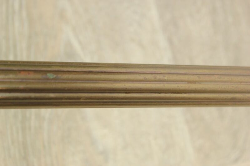 PORTA ASCIUGAMANI DA TERRA BAGNO ANTICO IN OTTONE VECCHIO PORTA SALVIETTE . Complementi d'arredo