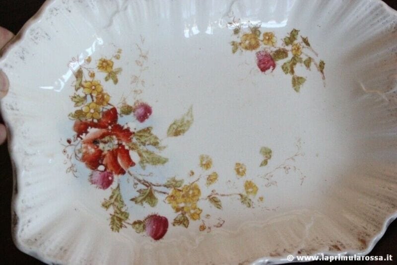 PORTA CIOCCOLATINI ANTICO IN CERAMICA MADE GERMANIA - CIOTOLA - VINTAGE BOWL Ceramiche e Porcellane