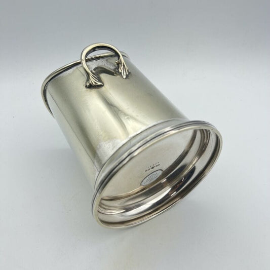 Portabottiglia in argento sheffield silver plated vintage secchiello per vino XX Sheffield & Argento