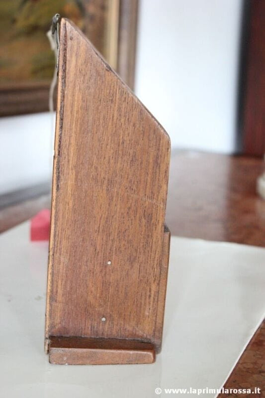 PORTALETTERE D'EPOCA IN LEGNO - VECCHIO PORTACORRISPONDENZA H CM 20 PORTAPOSTA Complementi d'arredo