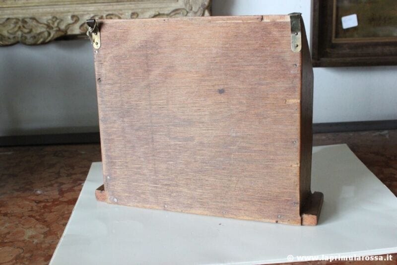 PORTALETTERE D'EPOCA IN LEGNO - VECCHIO PORTACORRISPONDENZA H CM 20 PORTAPOSTA Complementi d'arredo