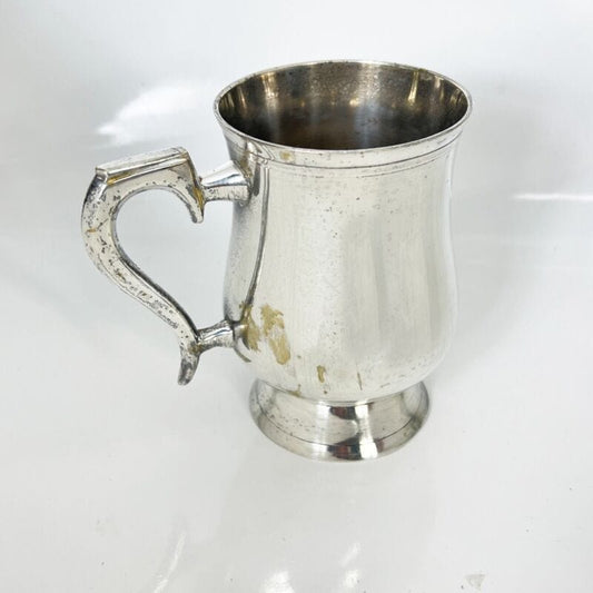 Portapenne da scrivania stile antico in argento silverplate sheffield boccale X Sheffield & Argento