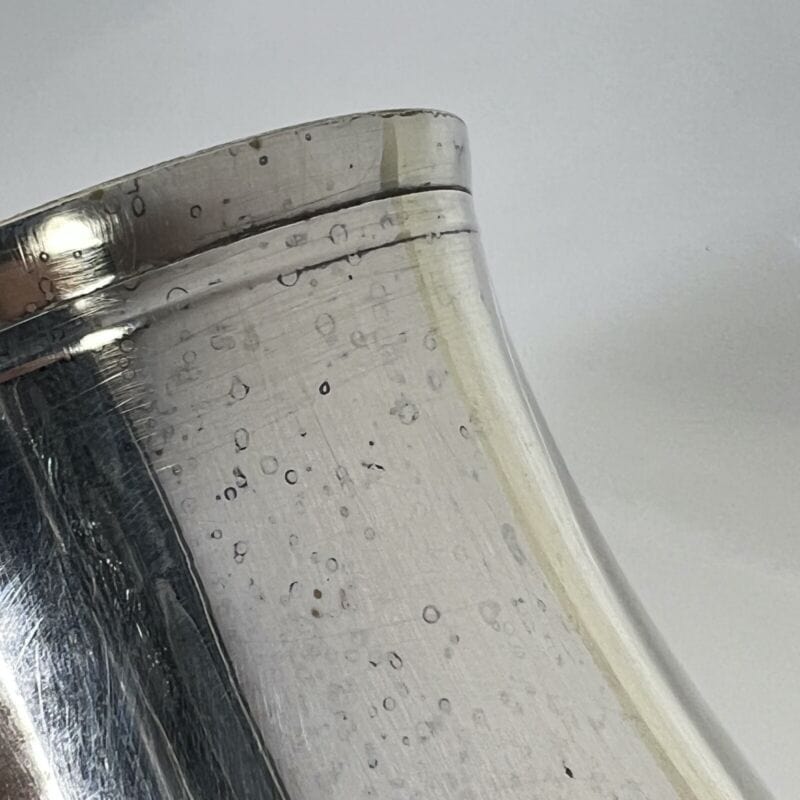 Portapenne da scrivania stile antico in argento silverplate sheffield boccale X Sheffield & Argento
