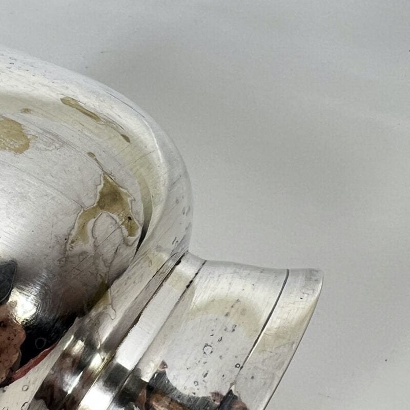Portapenne da scrivania stile antico in argento silverplate sheffield boccale X Sheffield & Argento